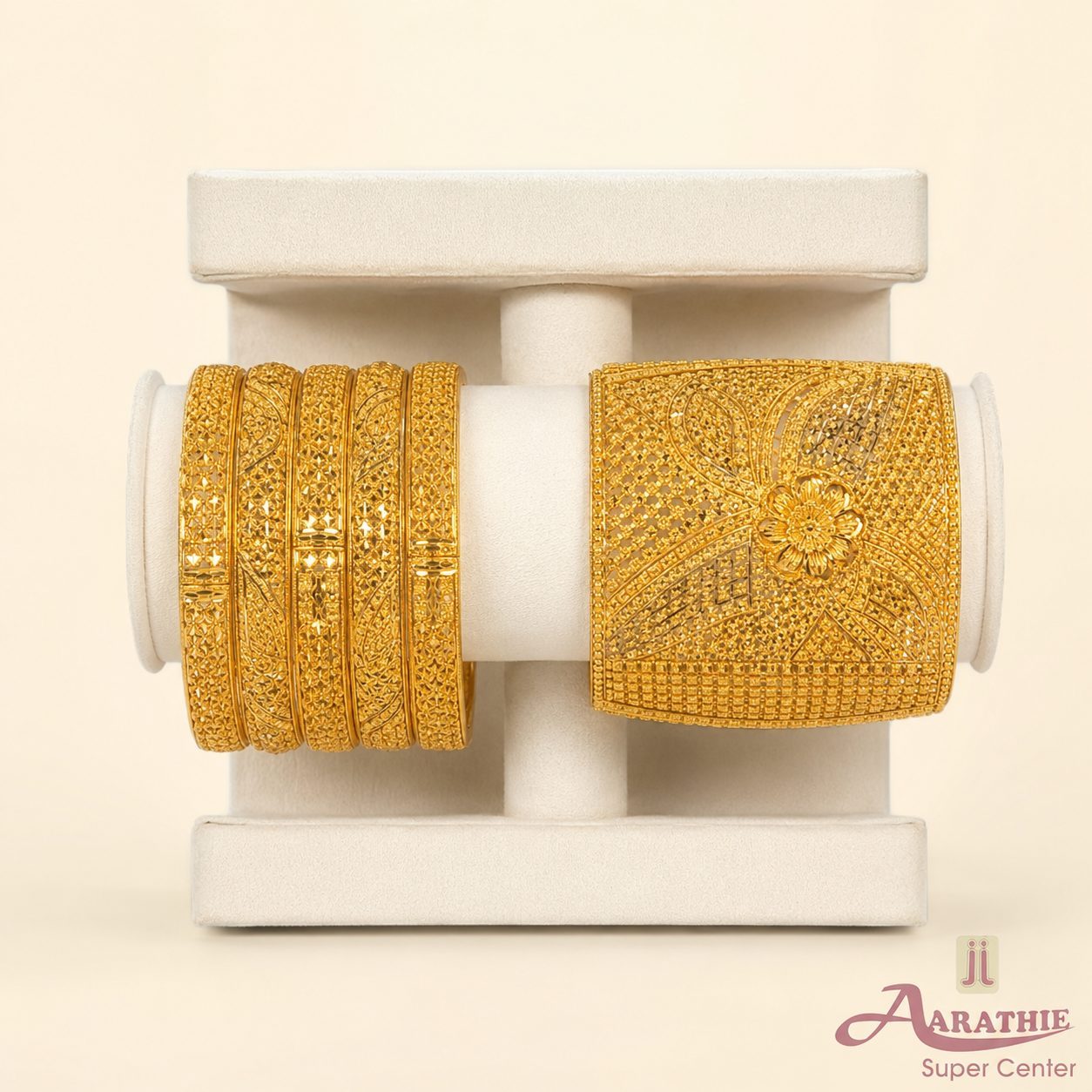 Gold Bangles Set