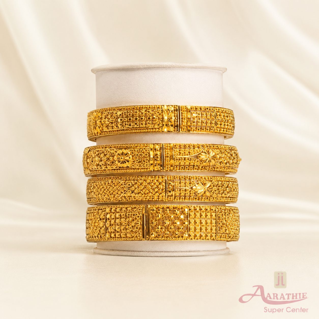 Gold Bangles Set
