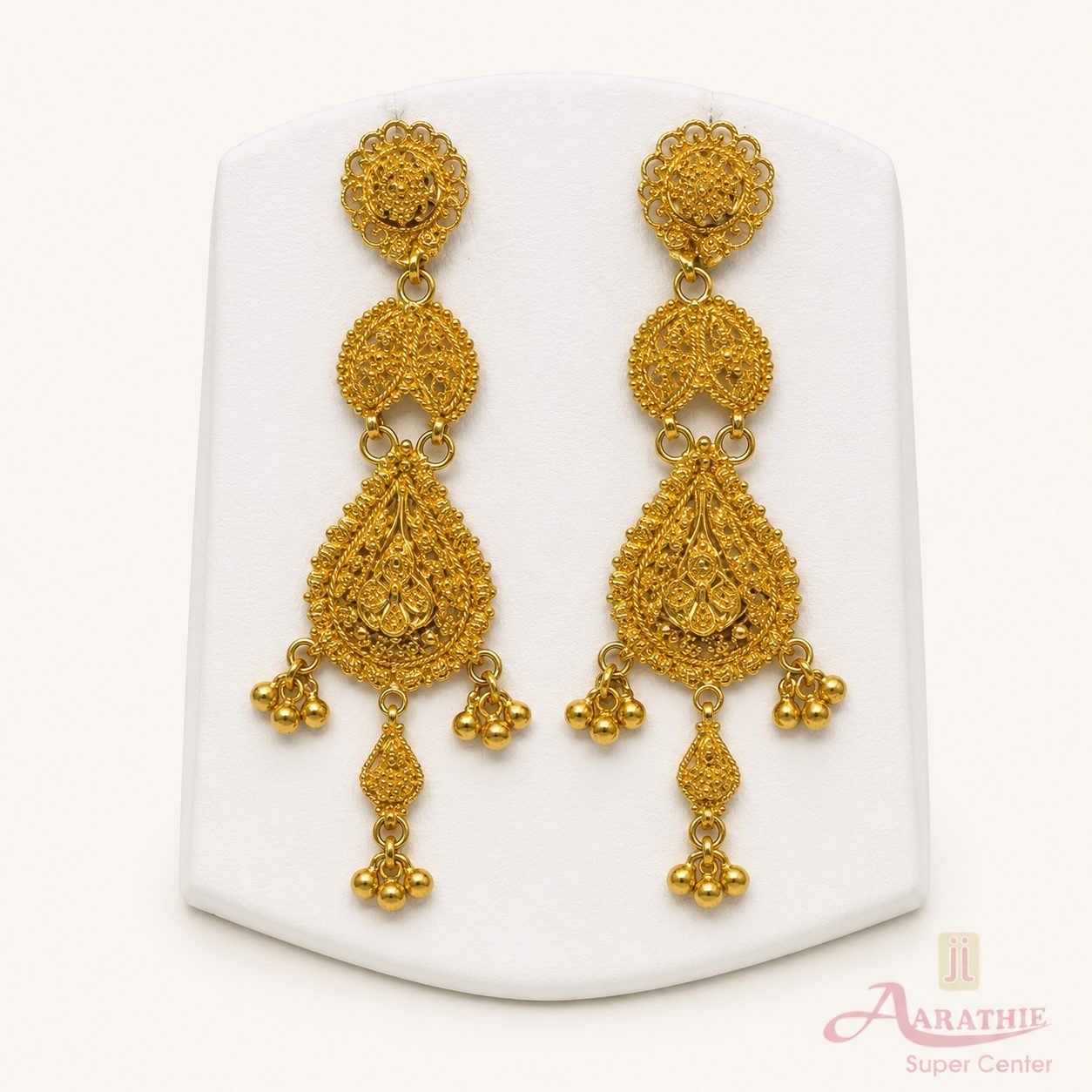 Gold Dangling Earrings