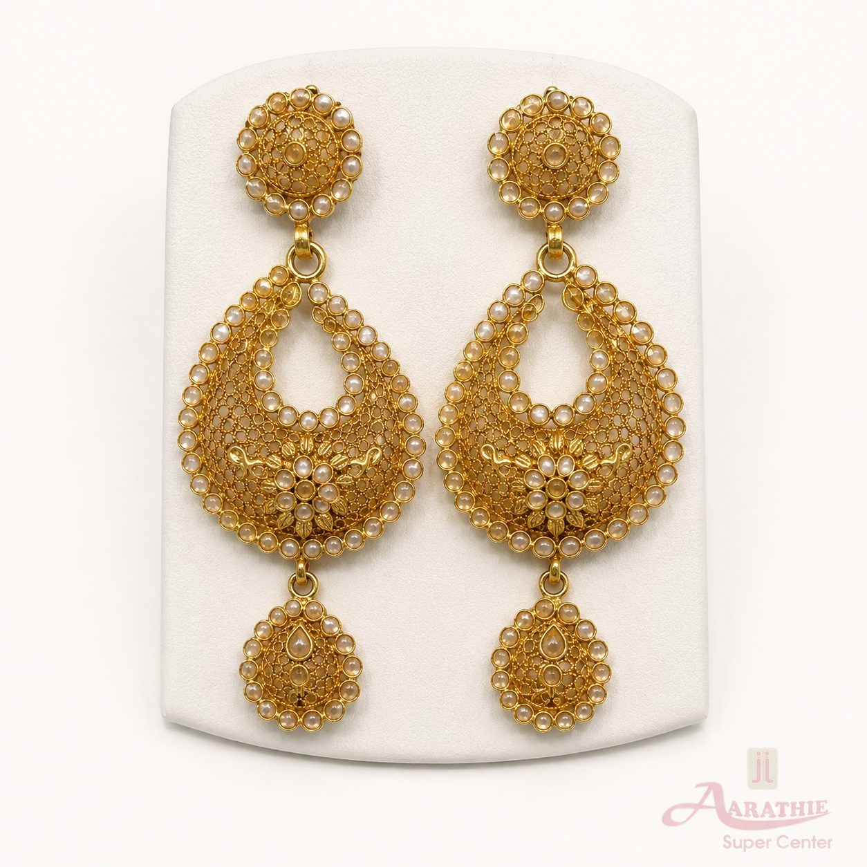 Gold Filigree Earrings