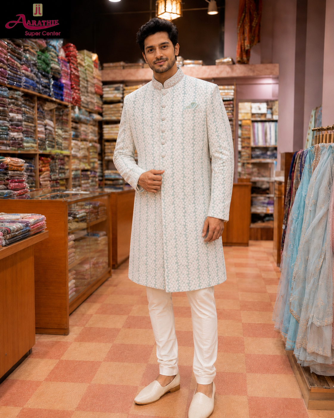 Embroidered Sherwani