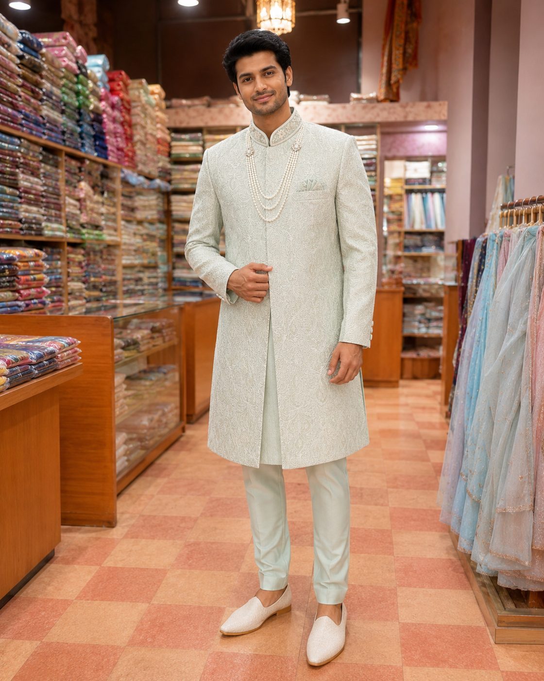 Light Blue Sherwani
