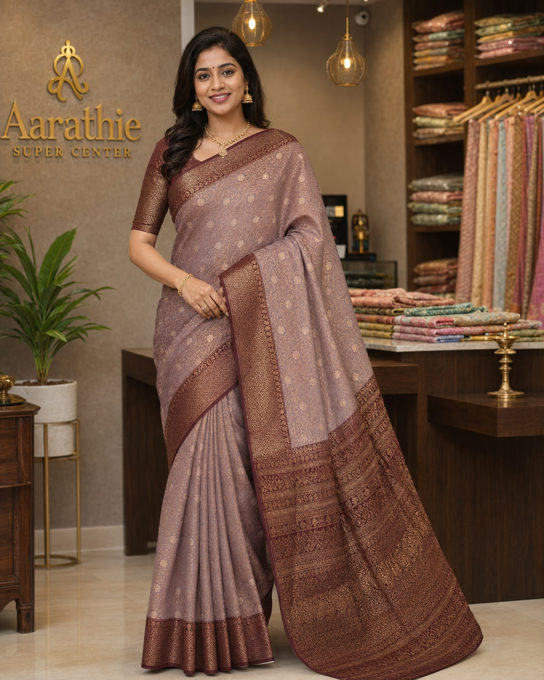 Elegant Brocade Saree